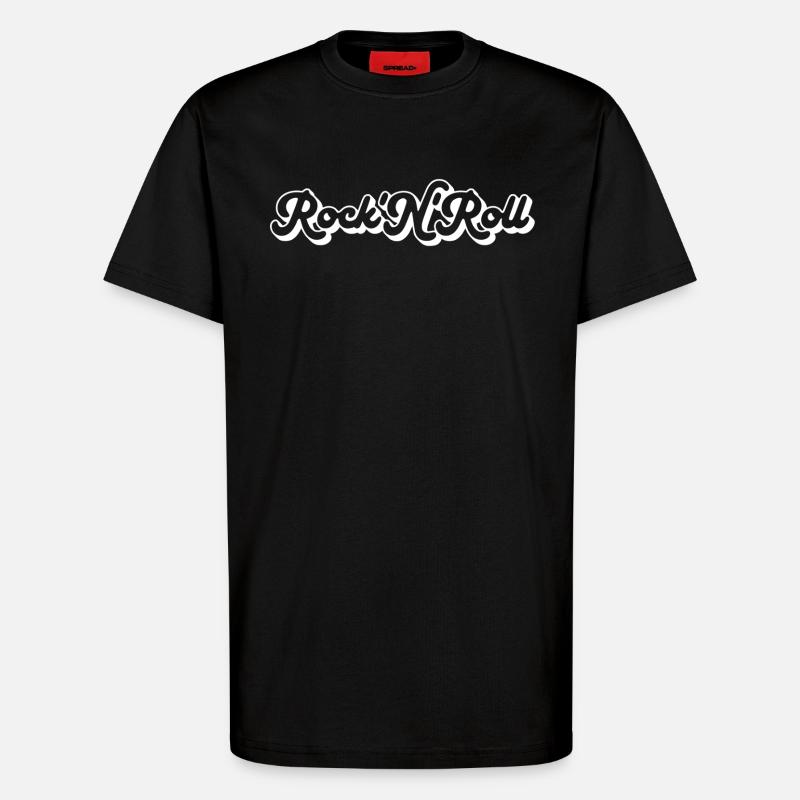 Rock 'n' Roll Drehbuch - T-Shirt - made by SPREAD - SOLID BLACK