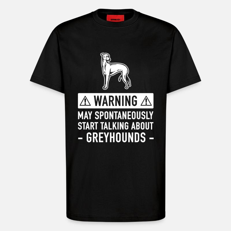 Lustige Windhund-Geschenk-Idee - T-Shirt - made by SPREAD - SOLID BLACK
