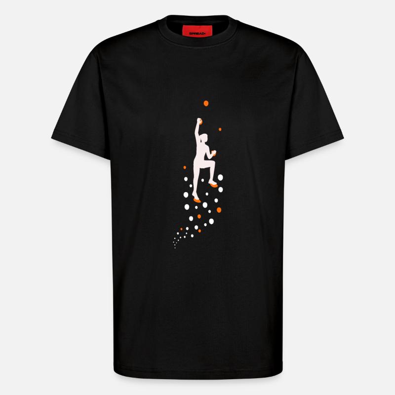 Conception de femmes de bloc - T-shirt bio décontracté fabriqué en UE - SOLID BLACK
