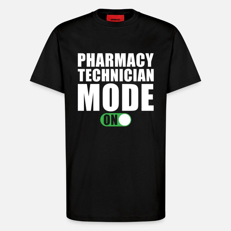 Pharmaceutical Technical Mode An - T-Shirt - made by SPREAD - SOLID BLACK