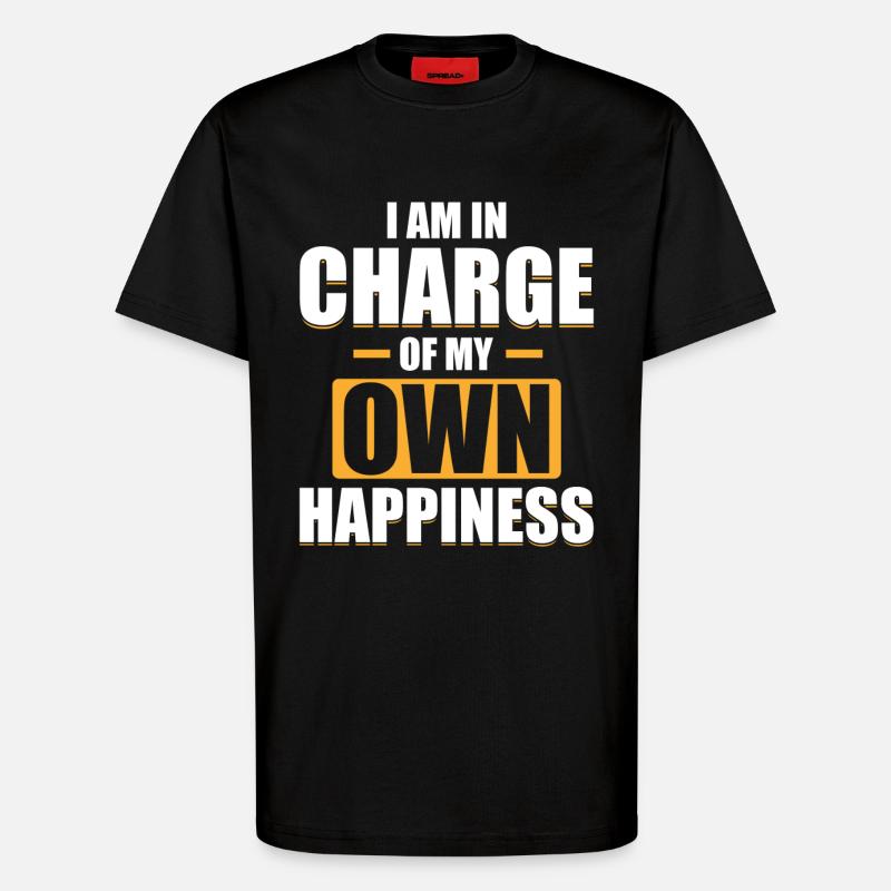 Citations inspirantes d’affirmations positives - T-shirt bio décontracté fabriqué en UE - SOLID BLACK