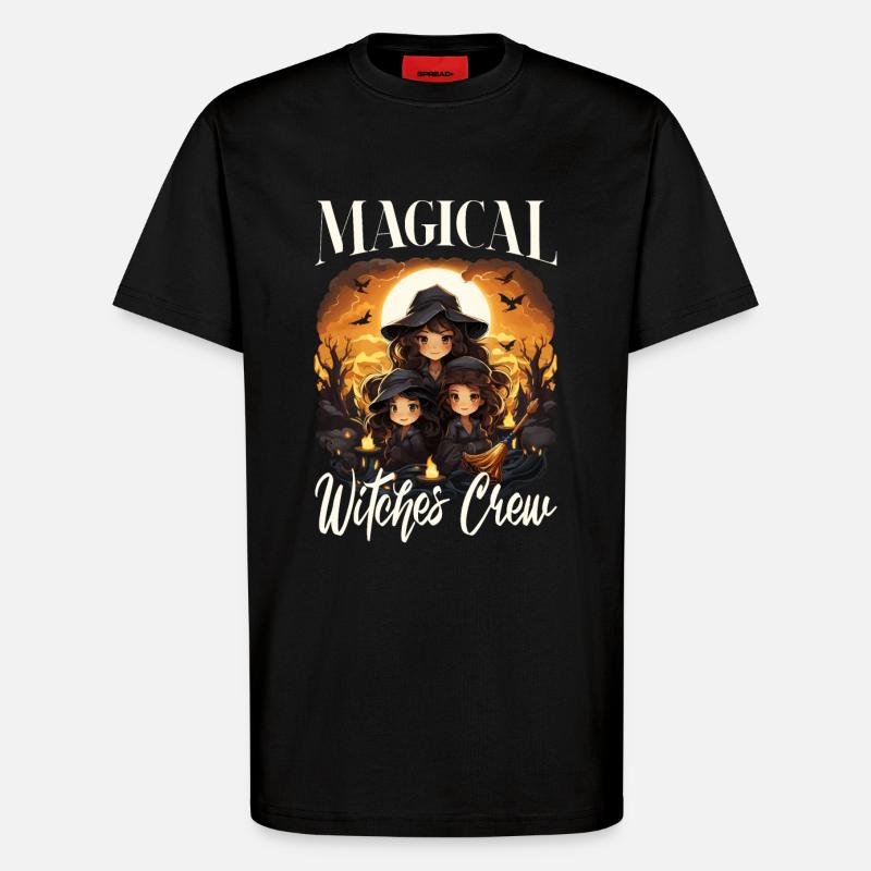 Hexen - T-Shirt - made by SPREAD - SOLID BLACK