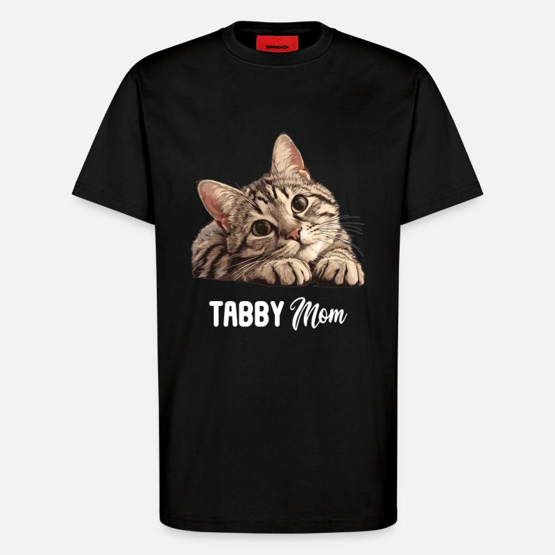 Tabby Kitten Tabby Cat - T-Shirt - made by SPREAD - SOLID BLACK