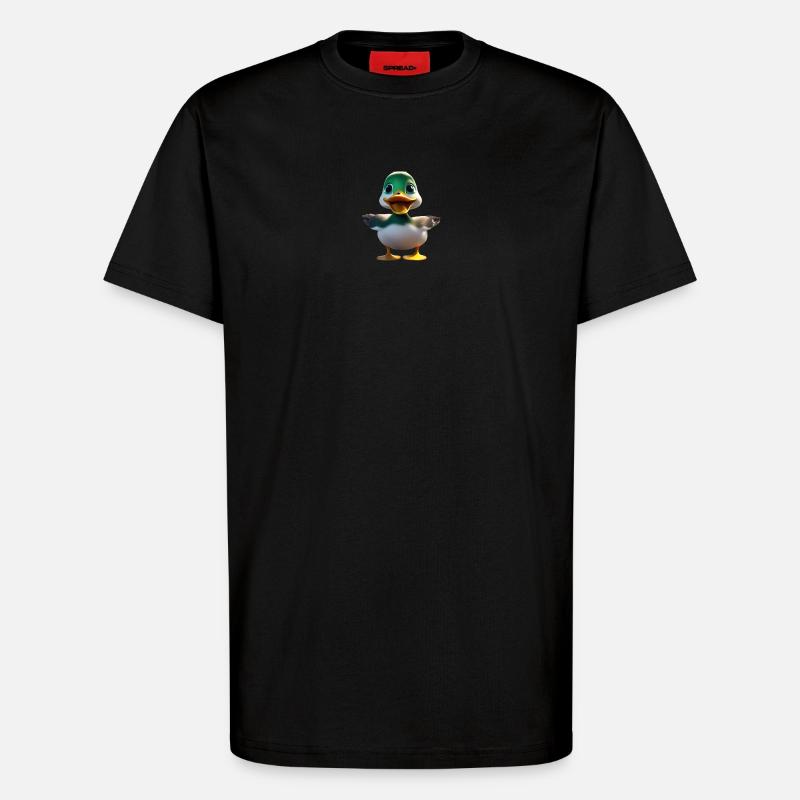 Süsses Entlein - T-Shirt - made by SPREAD - SOLID BLACK
