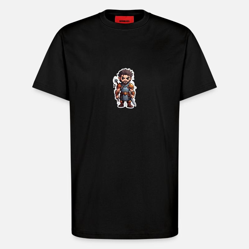 The Worrior - T-Shirt - made by SPREAD - SOLID BLACK