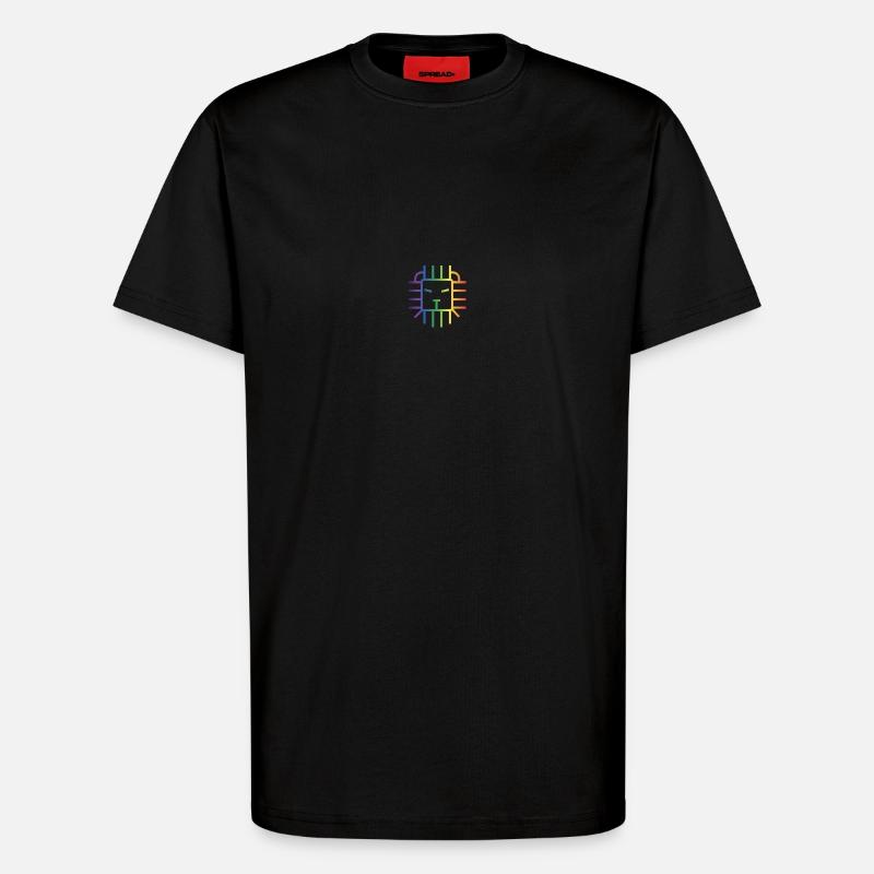 Pride Lion - T-Shirt - made by SPREAD - SOLID BLACK