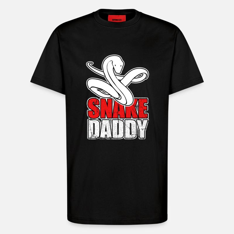 Schlangen Haustier Geschenk - T-Shirt - made by SPREAD - SOLID BLACK