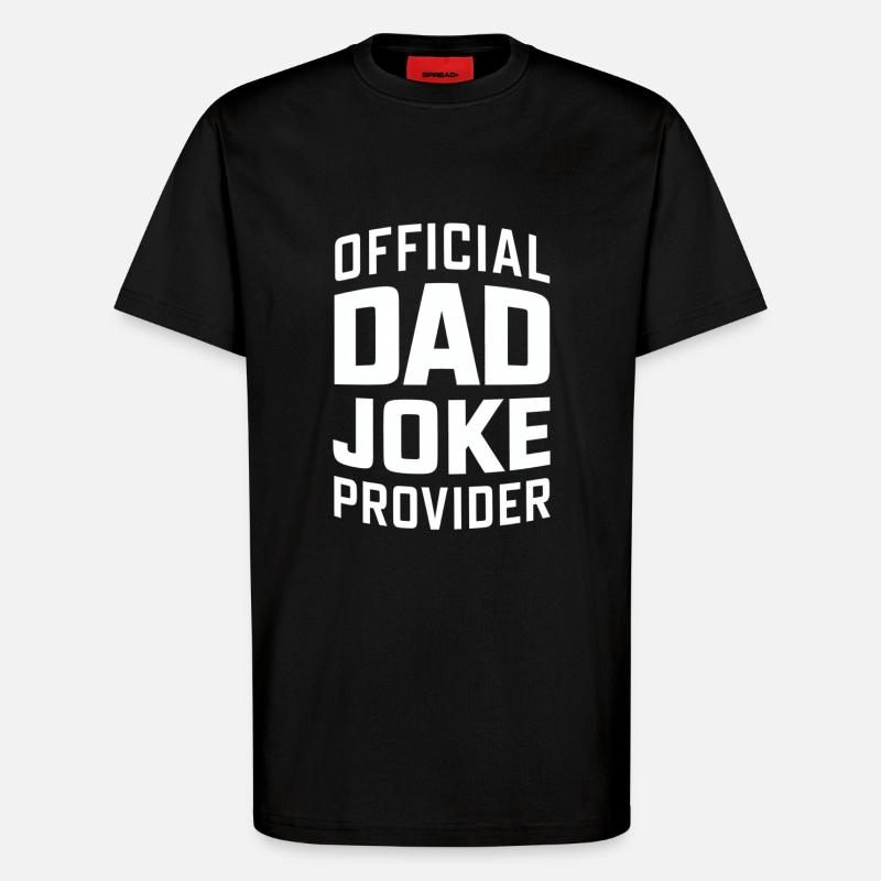 Offizieller Dad Joke Versorger - T-Shirt - made by SPREAD - SOLID BLACK