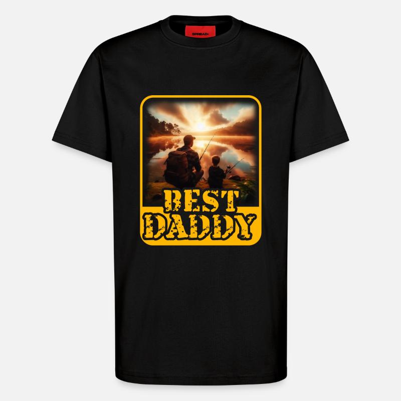 Bester Papa - T-Shirt - made by SPREAD - SOLID BLACK