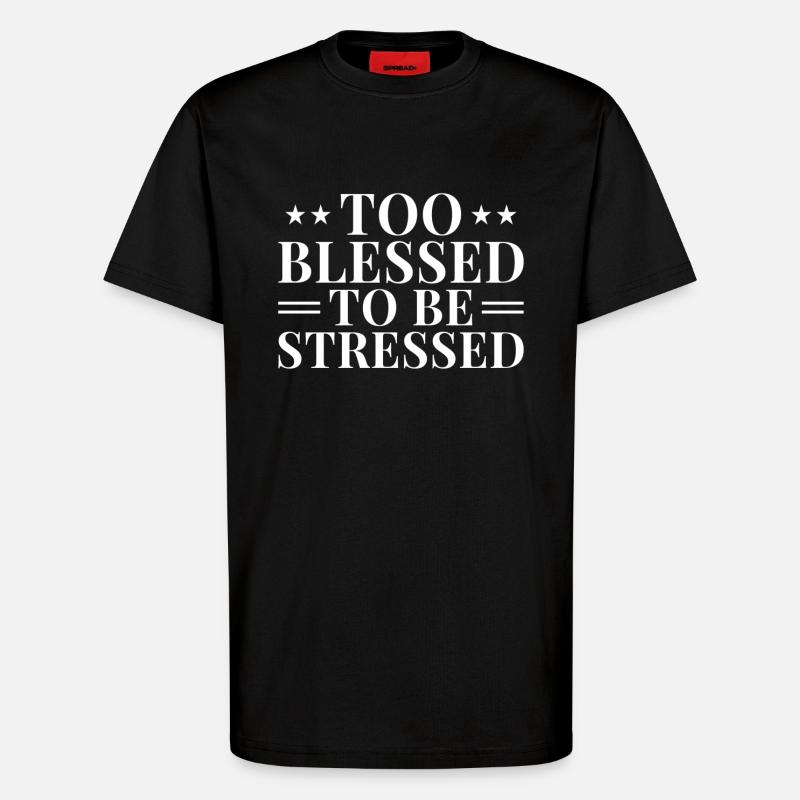 Too to be baptized - T-Shirt - made by SPREAD - SOLID BLACK