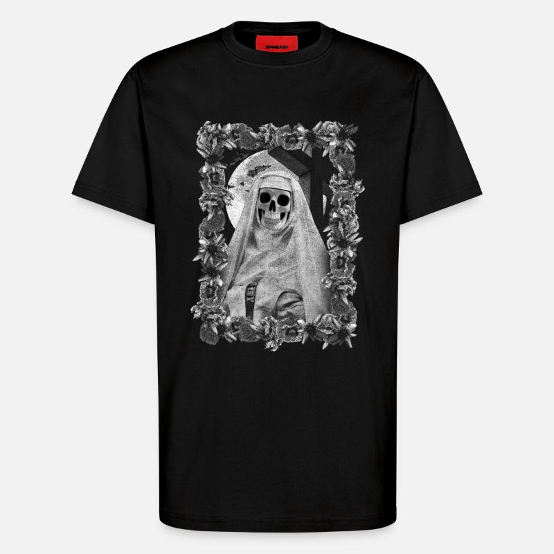 Nonne des Todes - T-Shirt - made by SPREAD - SOLID BLACK