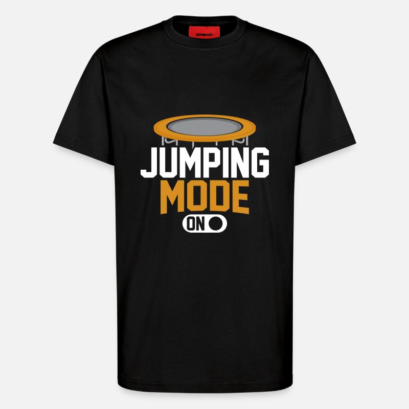 Sprungmodus an - T-Shirt - made by SPREAD - SOLID BLACK