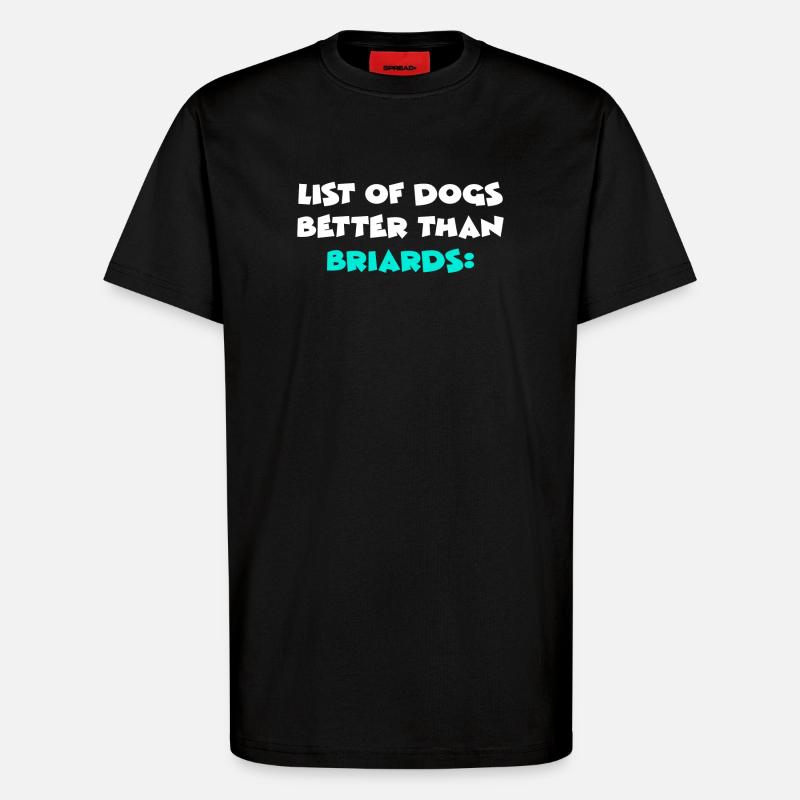 Berger de Brie - T-shirt bio décontracté fabriqué en UE - SOLID BLACK