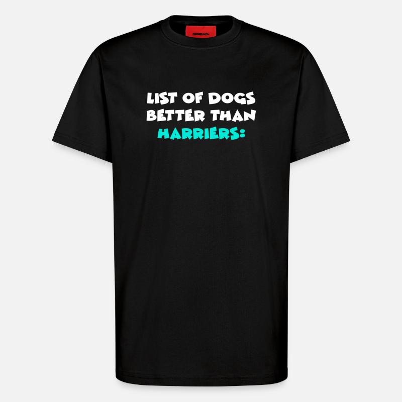 Harrier - T-Shirt - made by SPREAD - SOLID BLACK