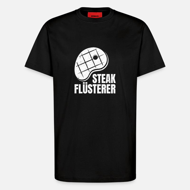 Steak Whisperer - T-Shirt - made by SPREAD - SOLID BLACK