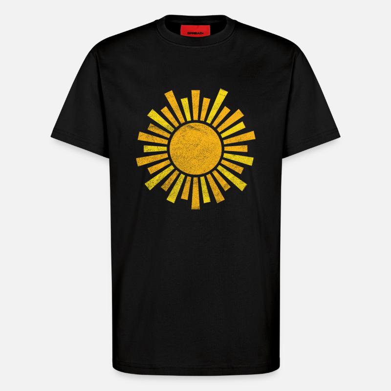 Sonne - T-Shirt - made by SPREAD - SOLID BLACK