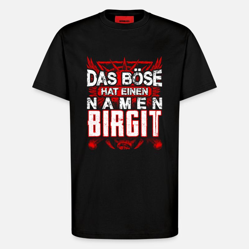 BIRGIT - Böse - T-Shirt - made by SPREAD - SOLID BLACK