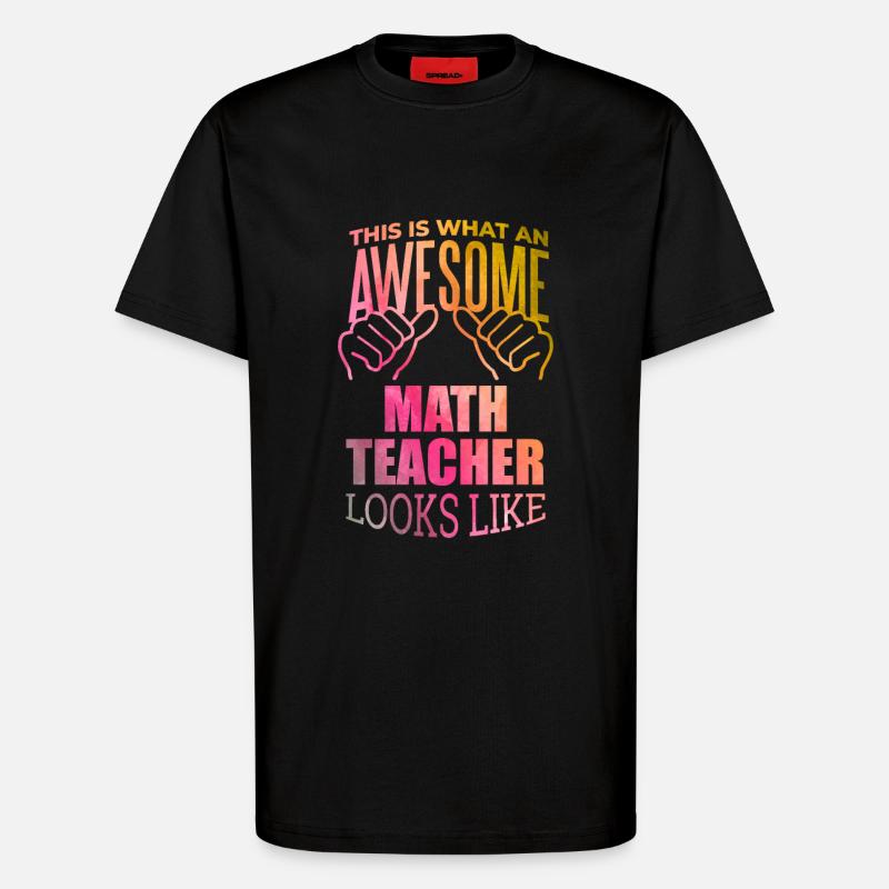 Math - T-Shirt - made by SPREAD - SOLID BLACK
