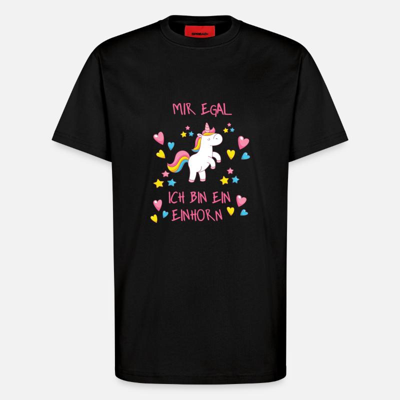 Mir egal - T-Shirt - made by SPREAD - SOLID BLACK