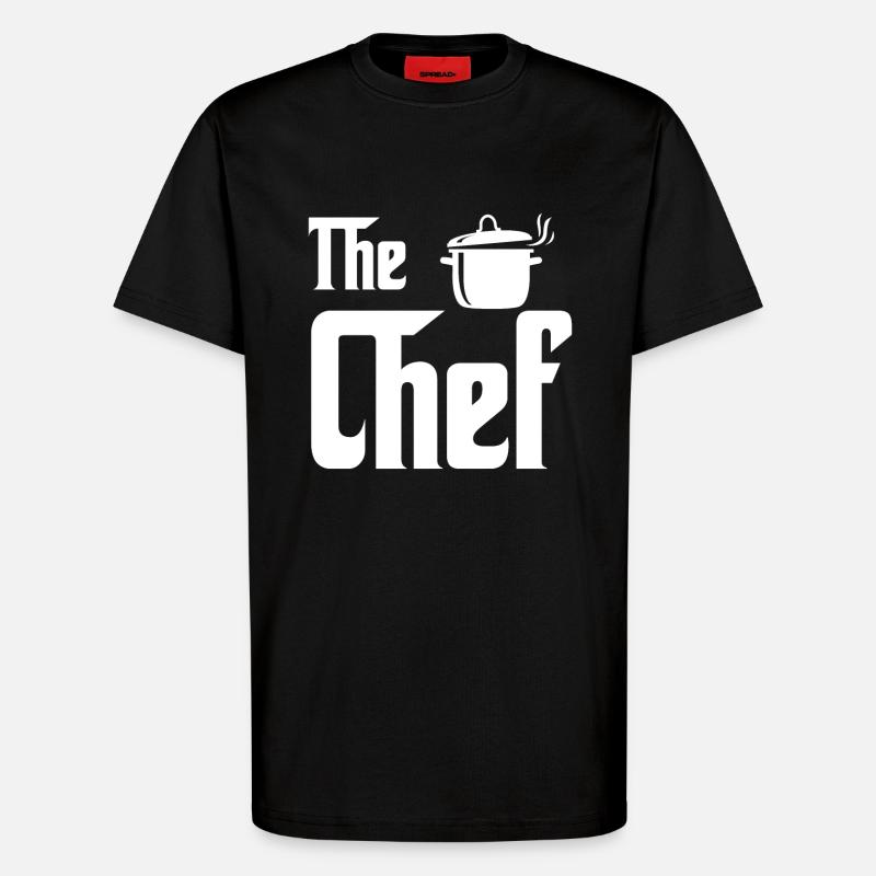 Kochen - T-Shirt - made by SPREAD - SOLID BLACK