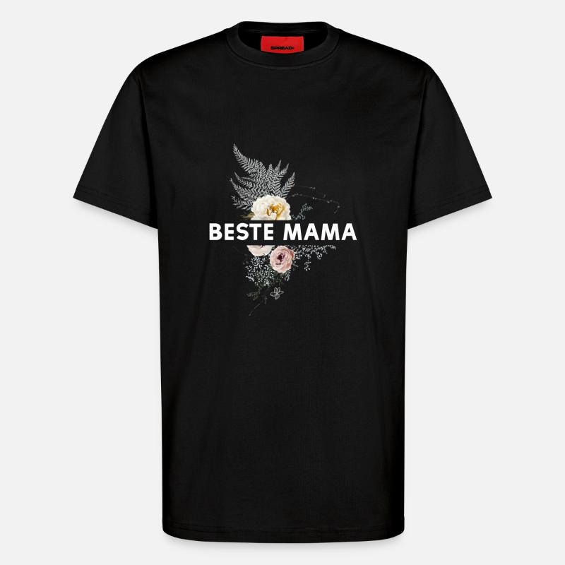 Beste Mama - T-Shirt - made by SPREAD - SOLID BLACK