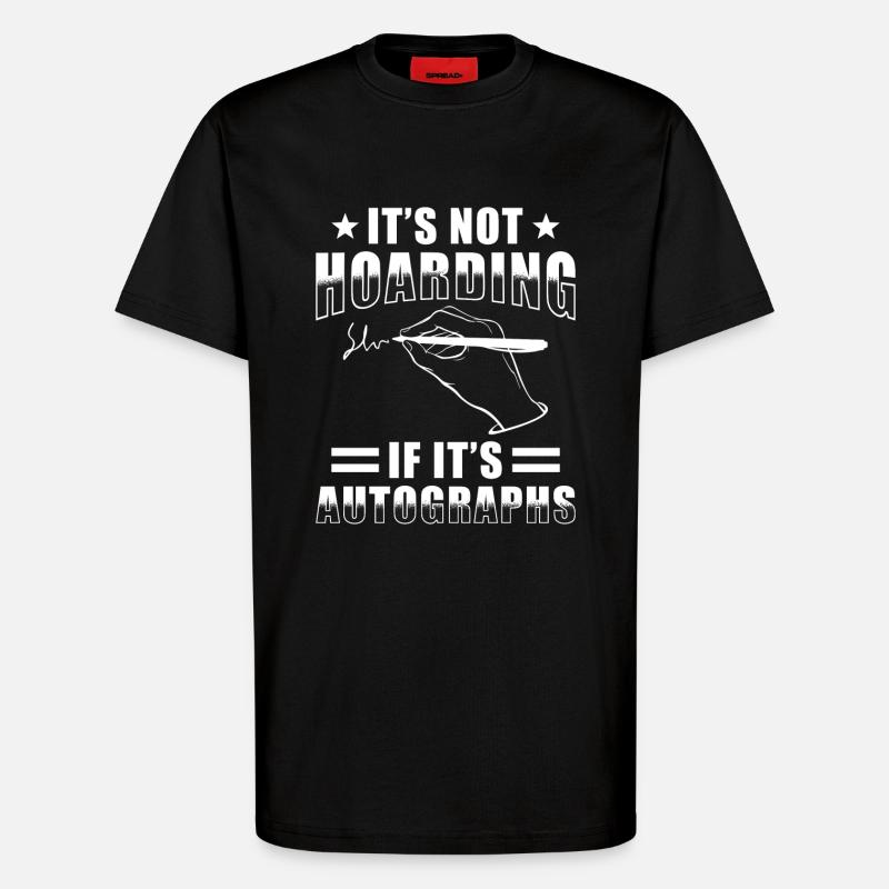 Autogrammjäger - T-Shirt - made by SPREAD - SOLID BLACK