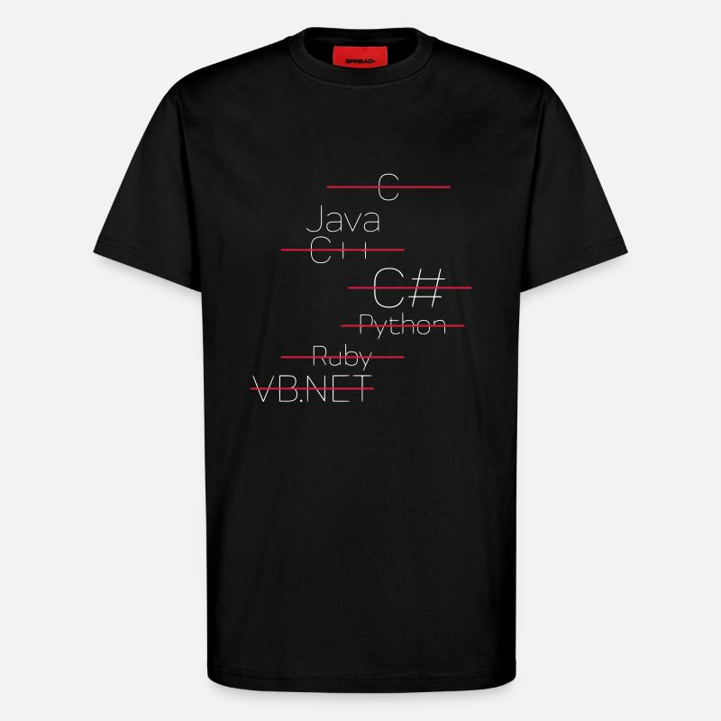 JAVA CODING / PROGRAMMIERSPRACHE - T-Shirt - made by SPREAD - SOLID BLACK