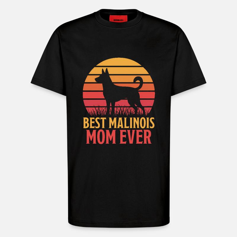 Belgischer Schäferhund Spruch Malinois Geschenk - T-Shirt - made by SPREAD - SOLID BLACK
