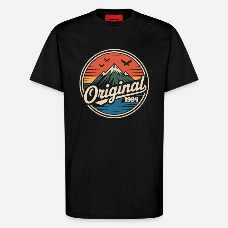 Original-Retro-Jubiläum von 1994 - T-Shirt - made by SPREAD - SOLID BLACK