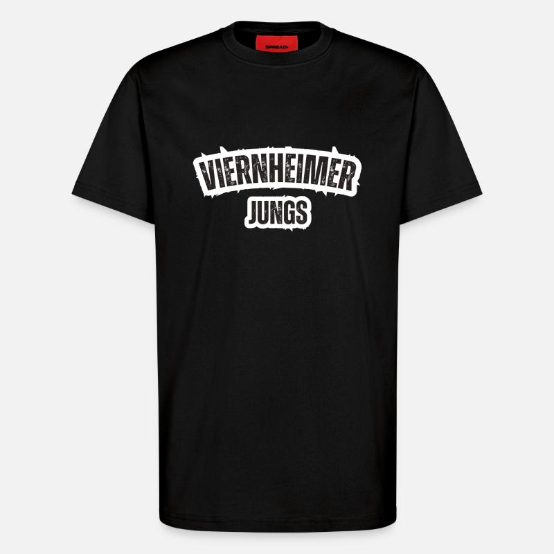 Viernheimer Jungs - T-Shirt - made by SPREAD - SOLID BLACK