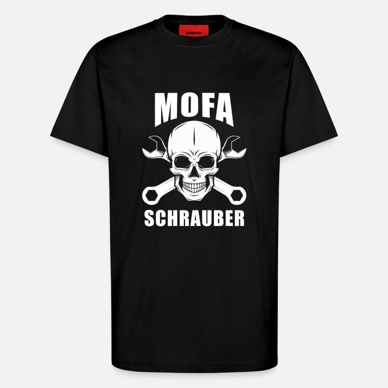 Mofa Screwdriver Mofa Screwdriver - T-Shirt - made by SPREAD - SOLID BLACK
