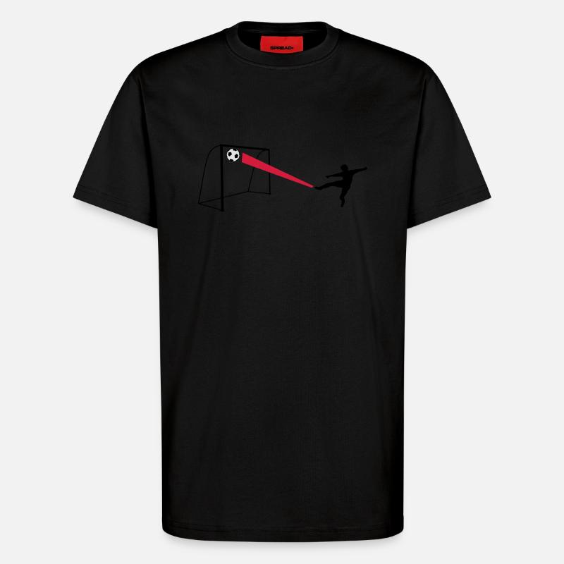 fussballtor - T-Shirt - made by SPREAD - SOLID BLACK