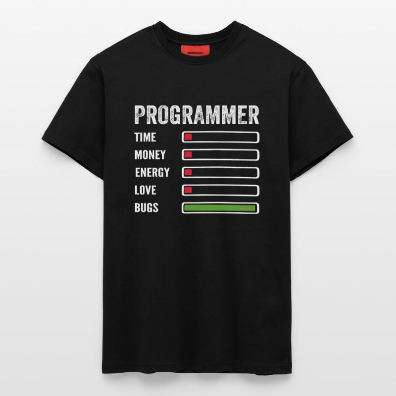 Entwickler Humor Programmierer Programmierer Programmierer T-Shirt - made by SPREAD