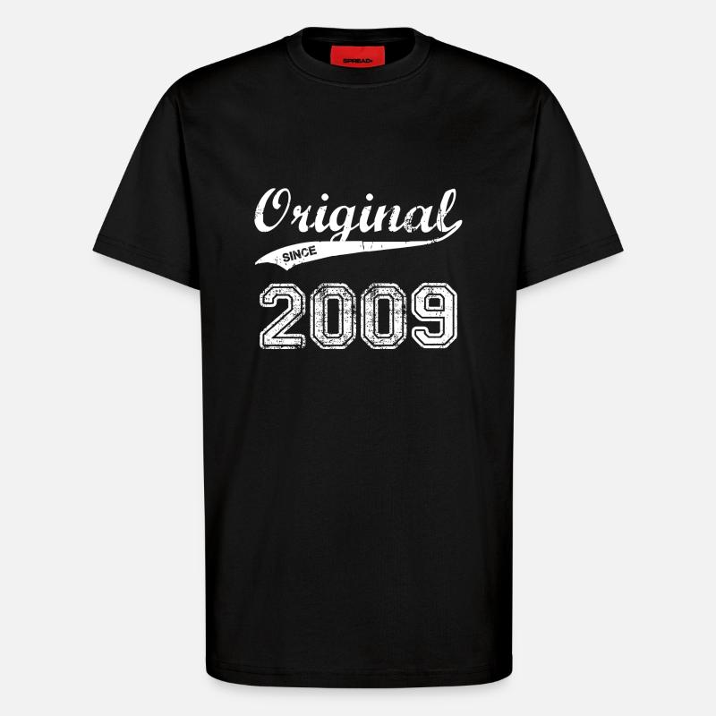 2009 - T-Shirt - made by SPREAD - SOLID BLACK