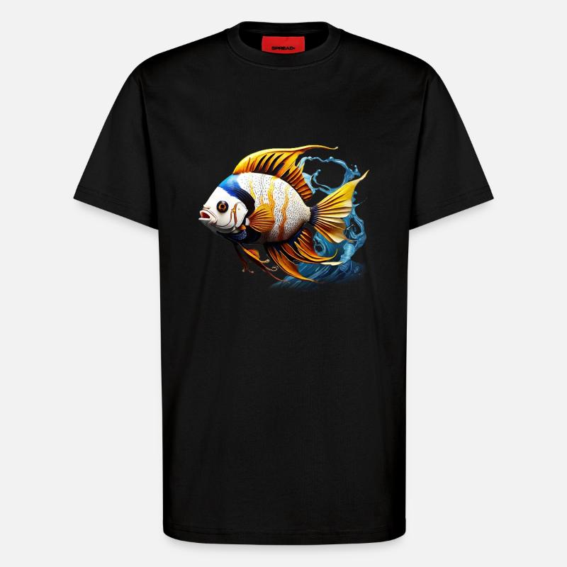 Skalar - T-Shirt - made by SPREAD - SOLID BLACK