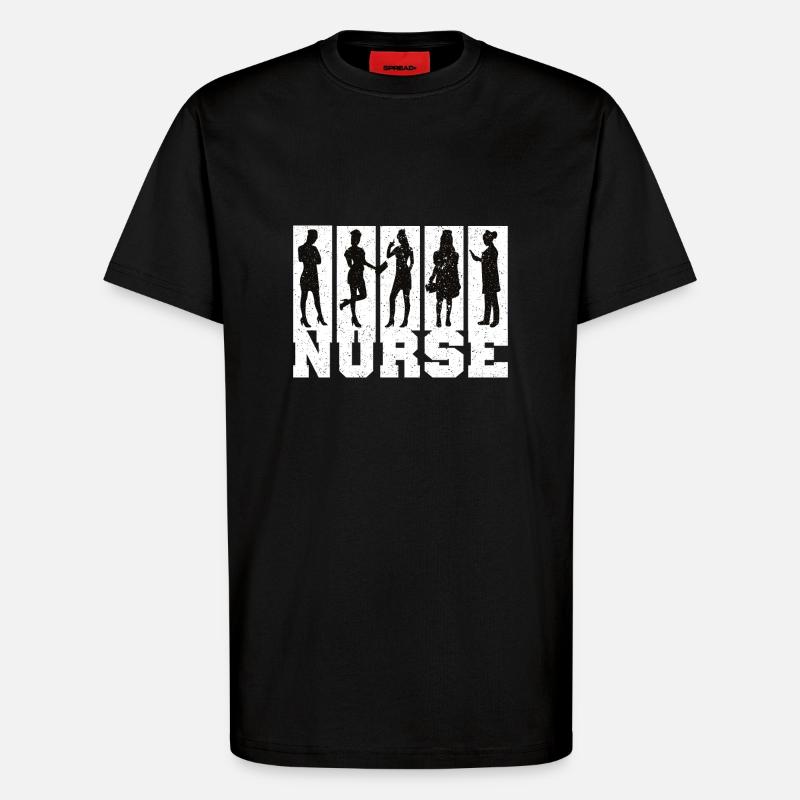 Nurse Krankenschwester Spruch Statement Beruf - T-Shirt - made by SPREAD - SOLID BLACK