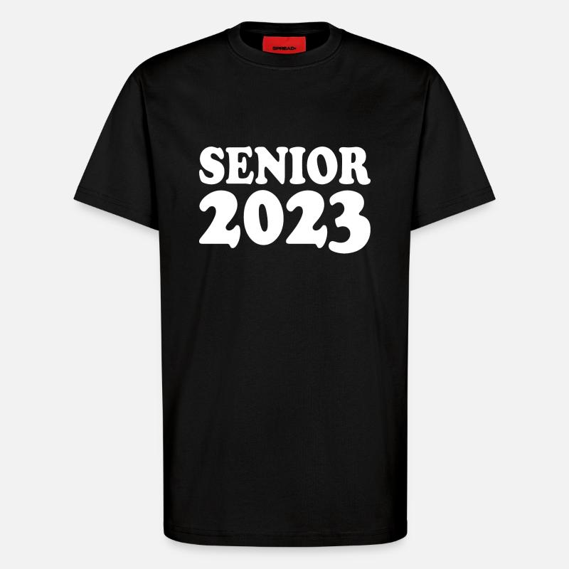 Senior 2023 - T-Shirt - made by SPREAD - SOLID BLACK