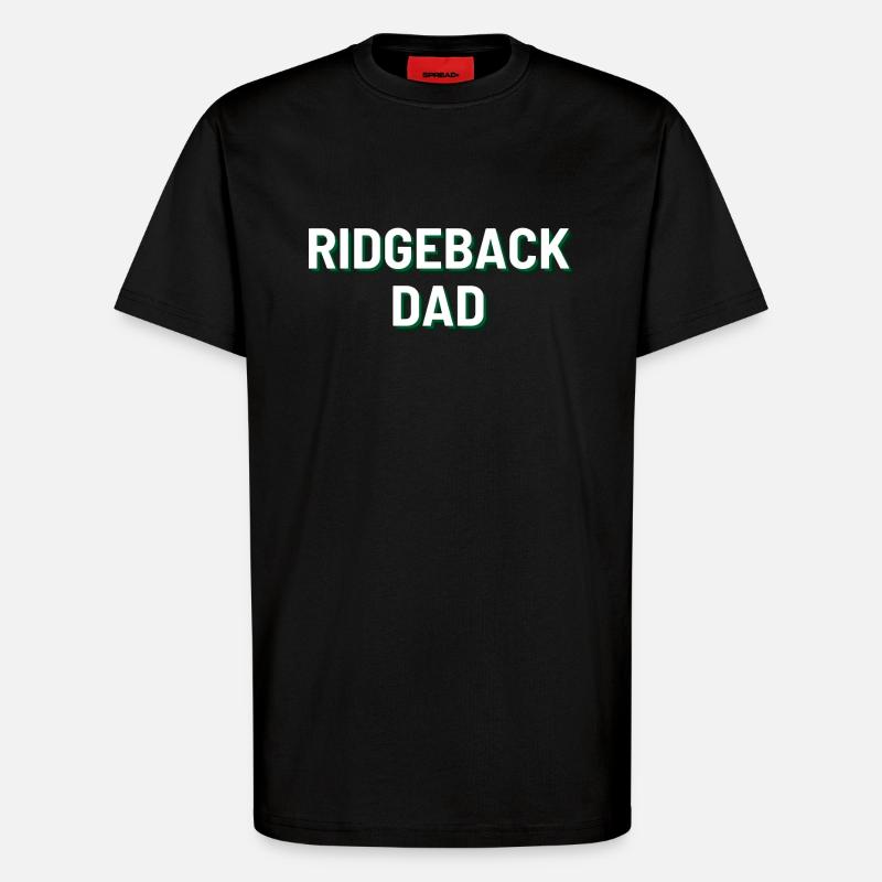 Ridgeback Dad - T-Shirt - made by SPREAD - SOLID BLACK