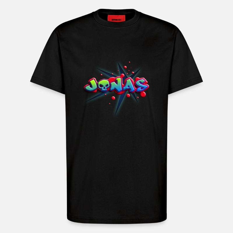 jonas_c_012014 - T-Shirt - made by SPREAD - SOLID BLACK