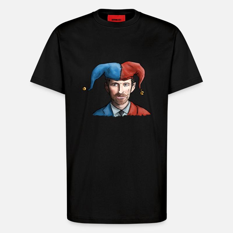 Narr - T-Shirt - made by SPREAD - SOLID BLACK