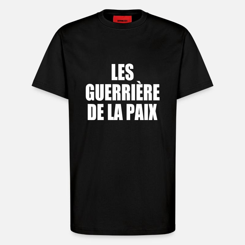 Die Krieger des Friedens - T-Shirt - made by SPREAD - SOLID BLACK