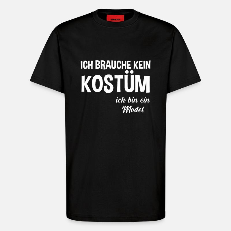 Carnaval de Jecken Carnaval - T-shirt bio décontracté fabriqué en UE - SOLID BLACK