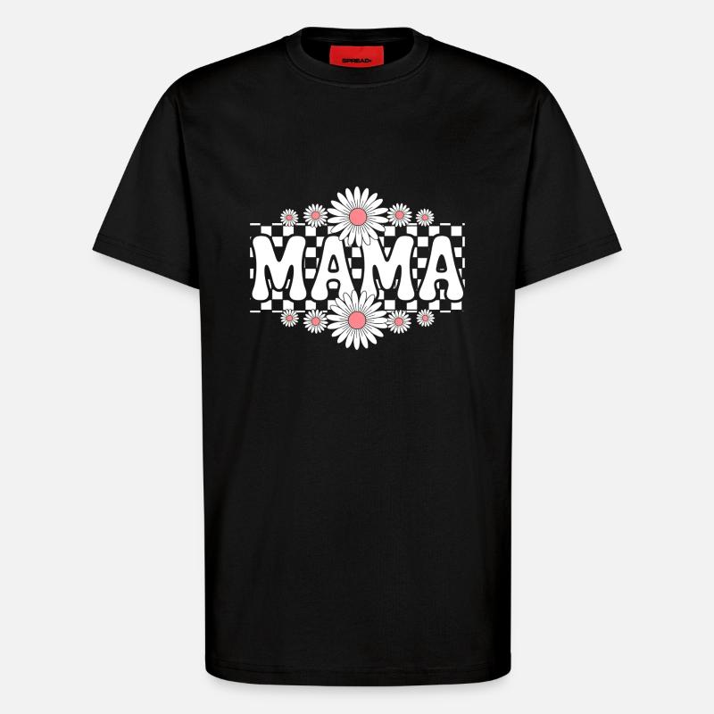 Mamma - T-Shirt - made by SPREAD - SOLID BLACK