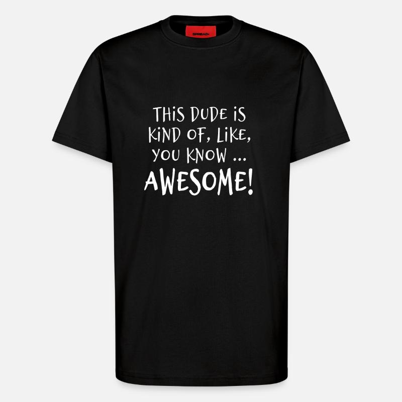 Ce mec est génial! - T-shirt bio décontracté fabriqué en UE - SOLID BLACK