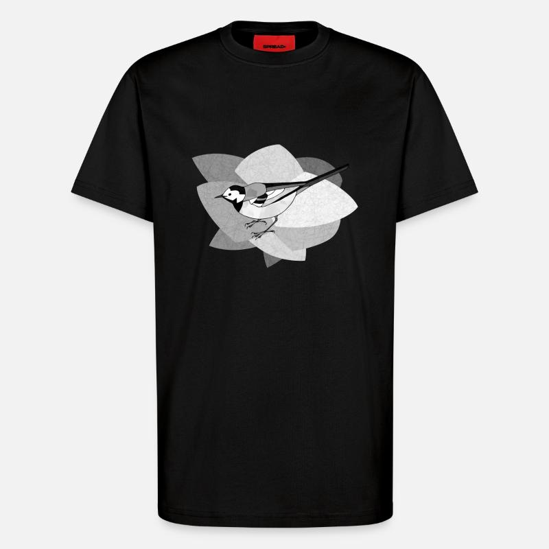 Bergeronnette - T-shirt bio décontracté fabriqué en UE - SOLID BLACK