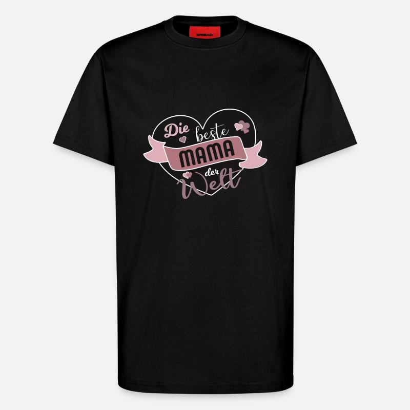 Die beste Mama der Welt - T-Shirt - made by SPREAD - SOLID BLACK