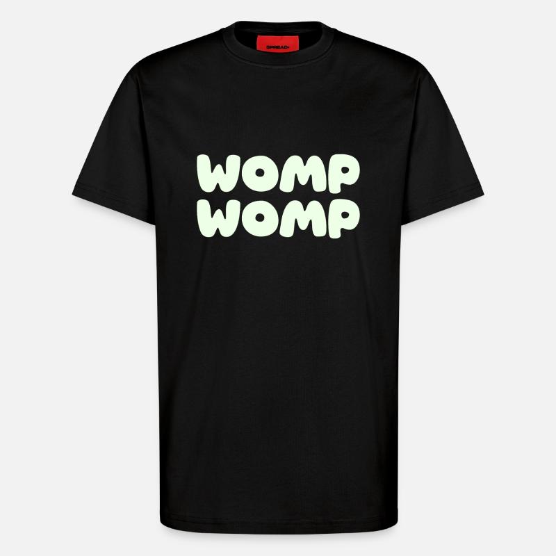 Womp Womp - vert menthe - T-shirt bio décontracté fabriqué en UE - SOLID BLACK