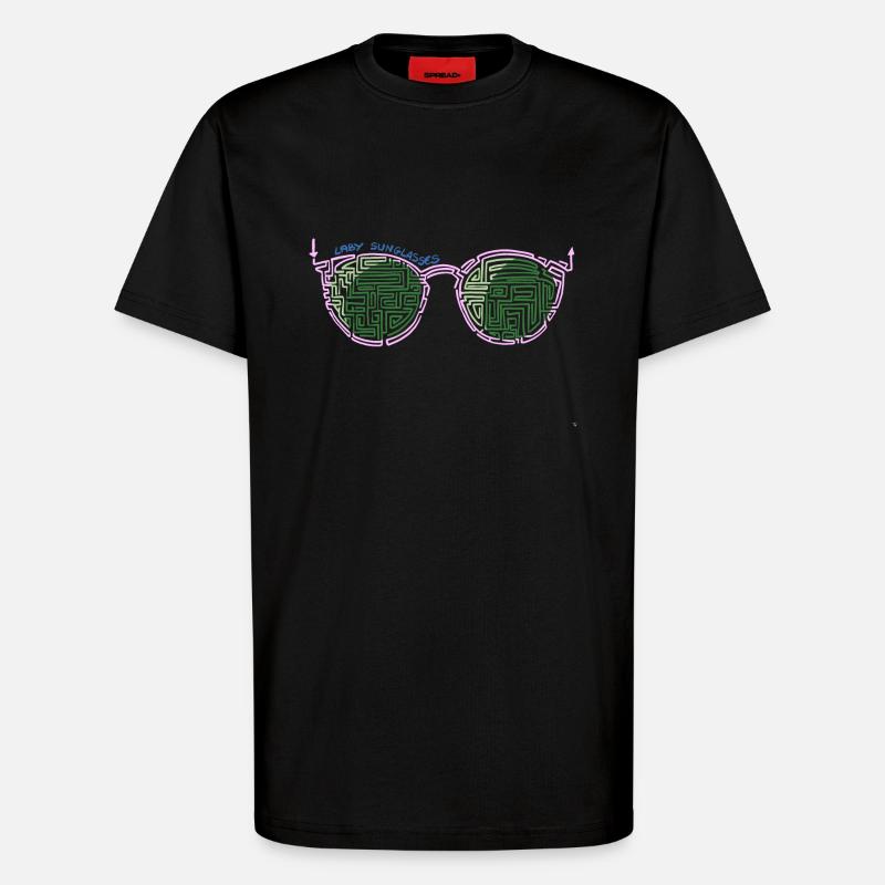 Laby Sonnenbrille 2 - T-Shirt - made by SPREAD - SOLID BLACK