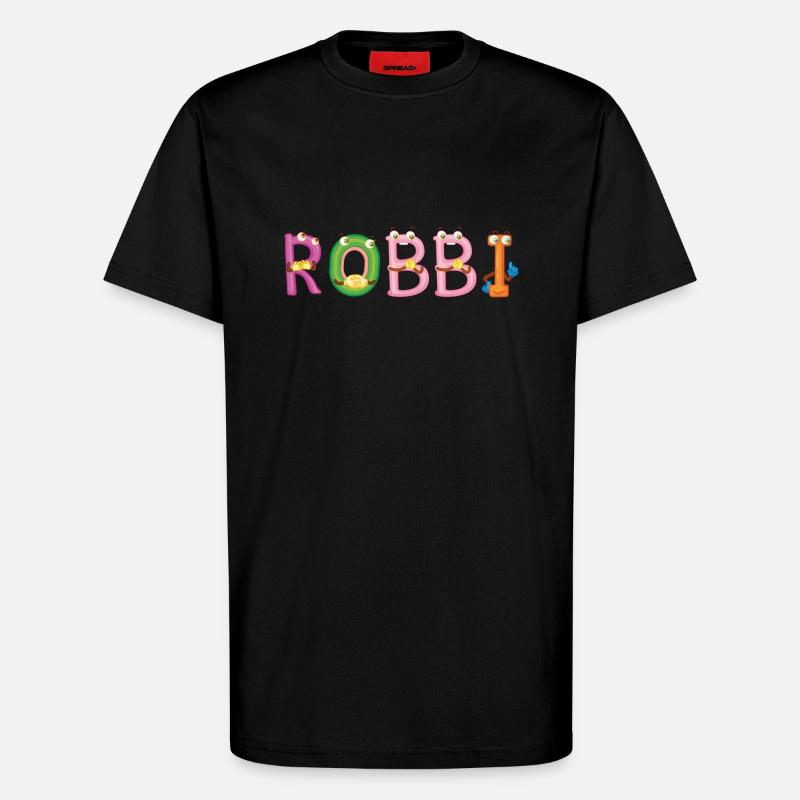 Robbi - T-Shirt - made by SPREAD - SOLID BLACK