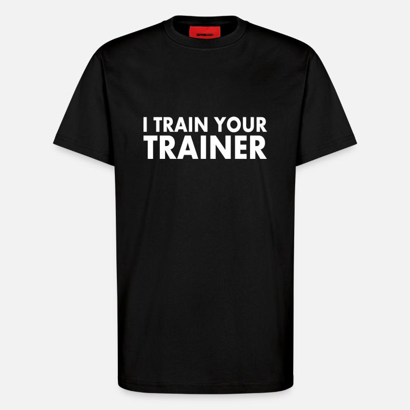 I train your trainer - T-shirt bio décontracté fabriqué en UE - SOLID BLACK